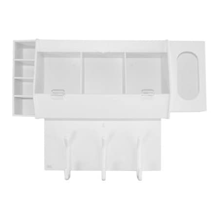 Trippnt TrippNT White Lab Entry Gowning Changing Room Station, 18"W x 7"D x 20"H 50193